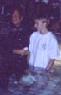 Andrew being baptized by Flip Benham
